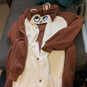 Monkey adult onesie